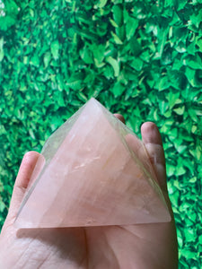 Rose Quartz Pyramid